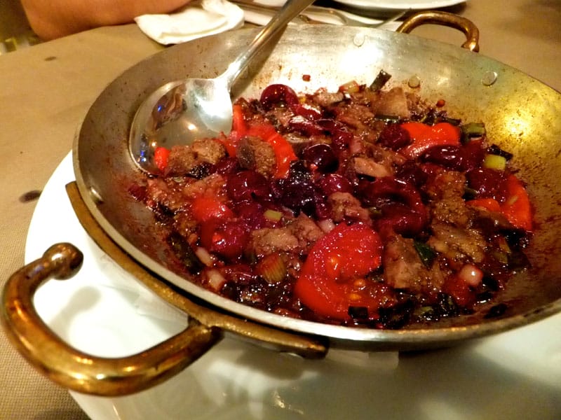 Şiraz's mehveli kavurma, photo by Roxanne Darrow