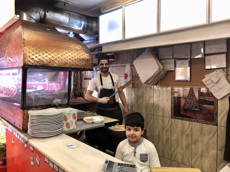Muhammet behind the grill at Tahir Usta, photo by Paul Benjamin Osterlund
