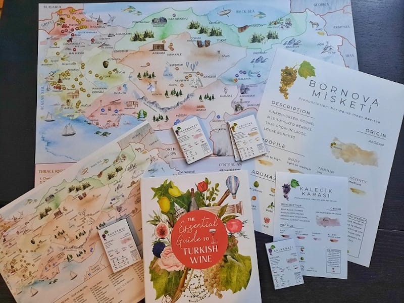 Contents from The Essential Guide to Turkish Wine by Andrea Lemieux