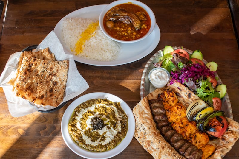 Naan Hut has expanded its offerings over the years to include the classic Iranian foods people eat with traditional breads, photo by Vitaly Belousov