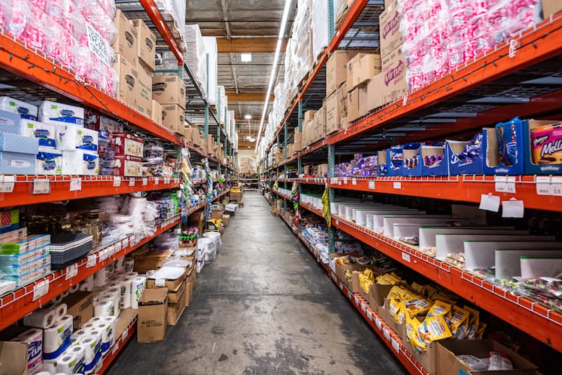 Aisles upon aisles of snacks and mainstays come from Eastern Europe, Central Asia and the Caucasus region, photo by Vitaly Belousov