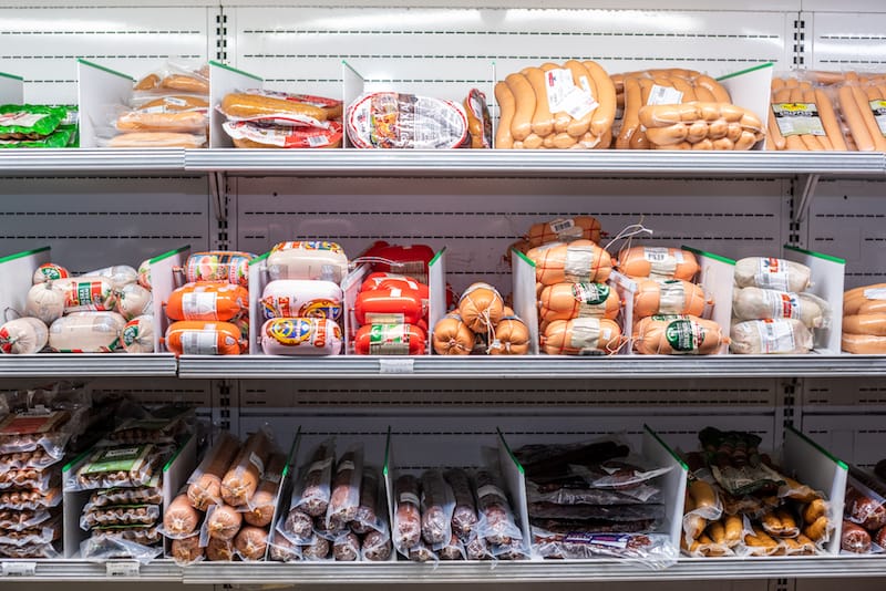 Sausages and cured meats are central to the Slavic diet, photo by Vitaly Belousov