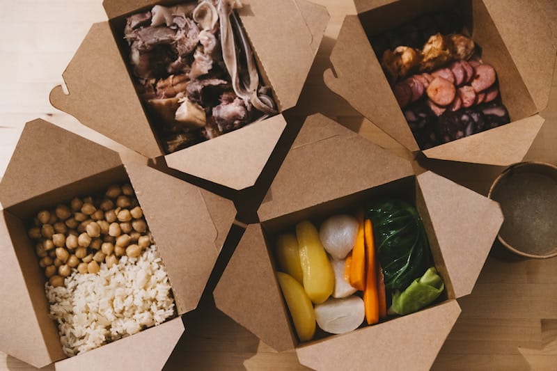 The ingredients for A Praça’s cozido à Portuguesa, photo courtesy of A Praça