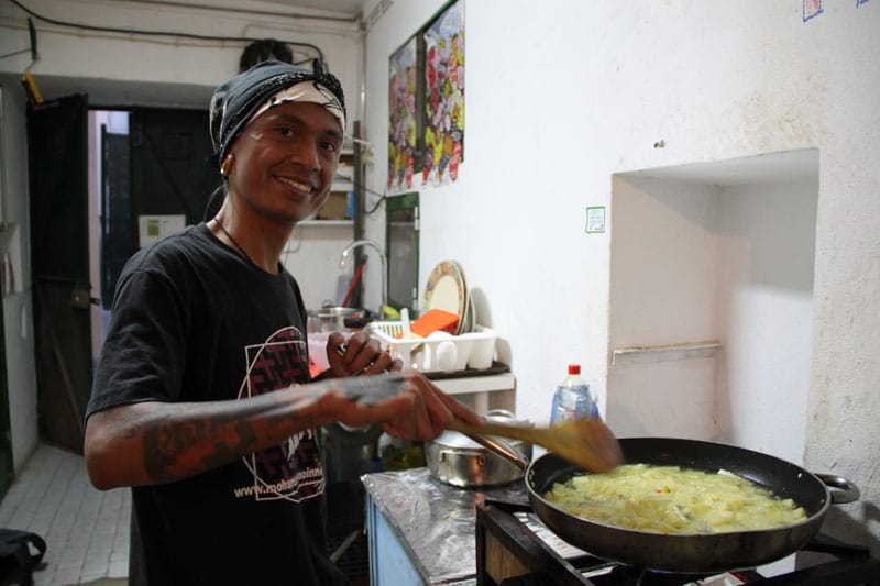 Dani, a recent ARM cook, photo by Francesca Savoldi