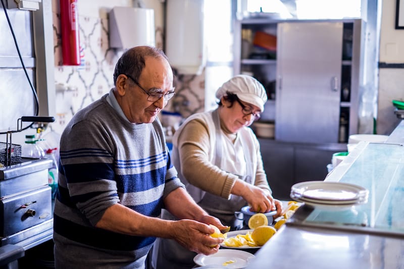 João Gomes and his wife, Adelaide, at Imperial de Campo de Ourique, photo by Tiago Pais