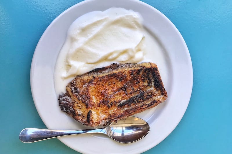 Rababkanada with cardamom ice cream at Isco, photo by Tiago Pais
