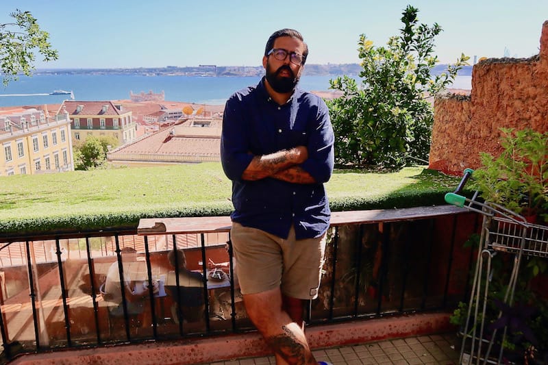 Pedro Bandeira Abril, the new chef at Chapitô à Mesa, photo by Célia Pedroso