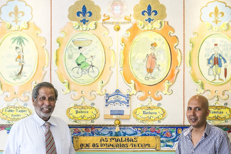 The now-shuttered Delícias de Goa, which displayed Goan maps and cultural artifacts, photo by Rodrigo Cabrita