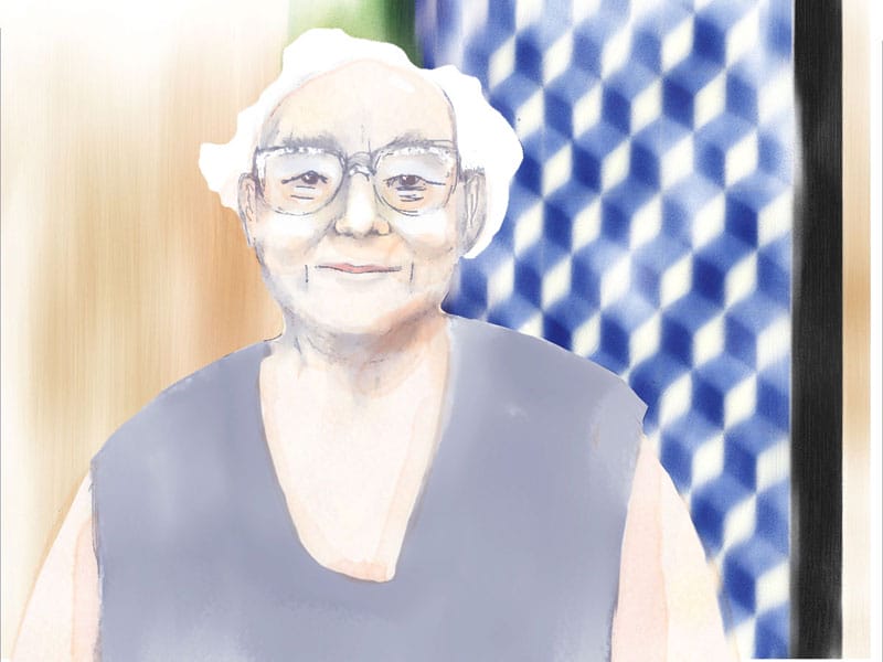 Deolinda Peres, a varina in Lisbon, illustration by Lucy Pepper