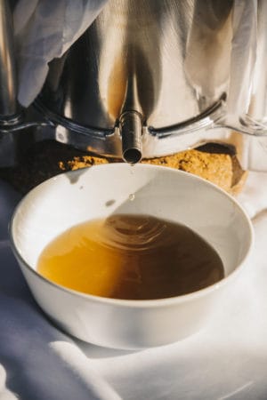 Selo de Mar is producing garum, and amber-colored umami bomb, using ancient methods, photo courtesy of Selo de Mar Garum Lisbon