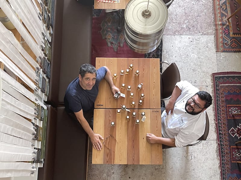 Victor and Pedro, the duo behind the garum production revival at the ruins of Tróia, photo courtesy of Can the Can