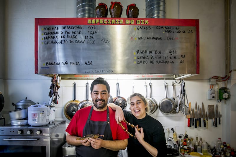 Francisco (Chico) Jesus and Daniela Silvestre of Patuá, photo by Rodrigo Cabrita
