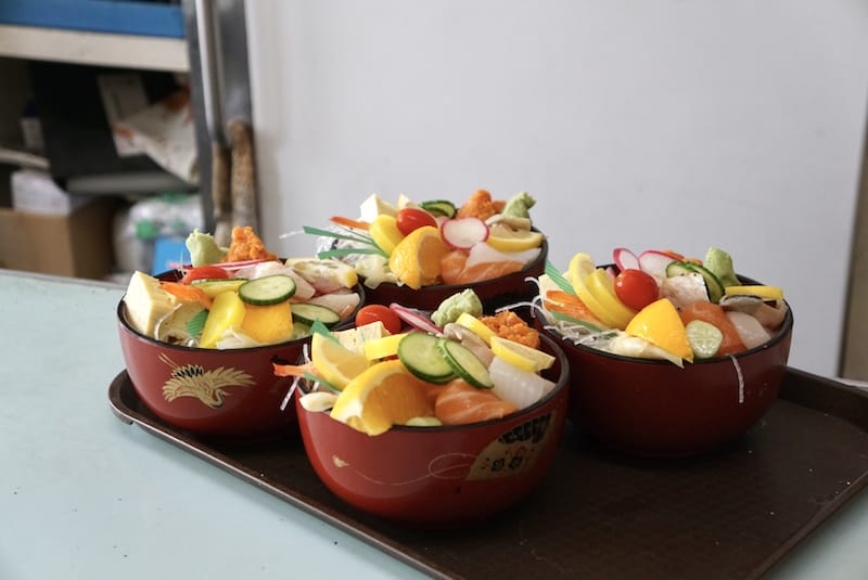 This chirashi bowl is not on the menu, but the regulars know they can order it, photo by Fiona Chandra