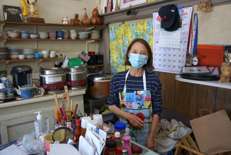 The current owner, Yayoi Watanabe, purchased the restaurant in 2005, photo by Fiona Chandra