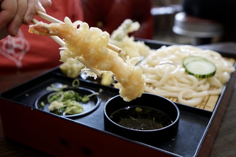 Otomisan is known for their tempura, which can be ordered with noodles, sushi rolls, or other items, Photo by Fiona Chandra