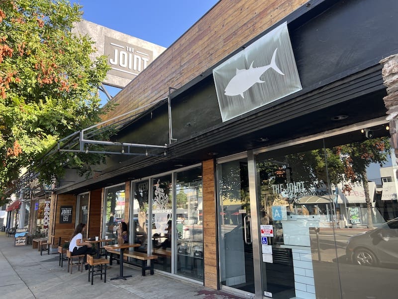 Exterior of The Joint Seafood on Ventura Blvd., photo by Fiona Chandra