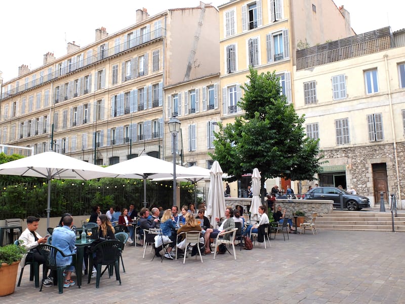 The beloved Marseille bar Le Directoire is known for its cocktails and warm atmosphere, photo by Alexis Steinman