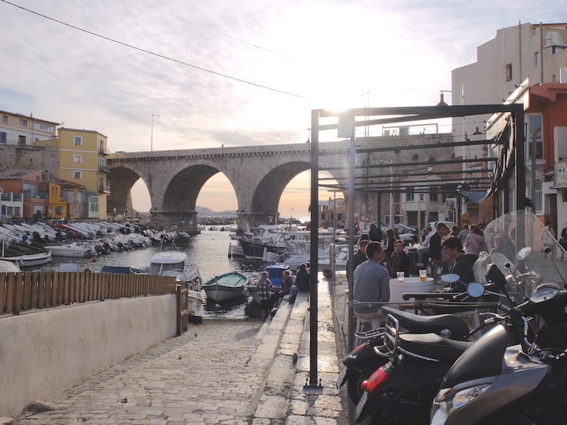 Viaghji di Fonfon, a tapas bar in the fishing village of Vallon des Auffes, photo by Alexis Steinman