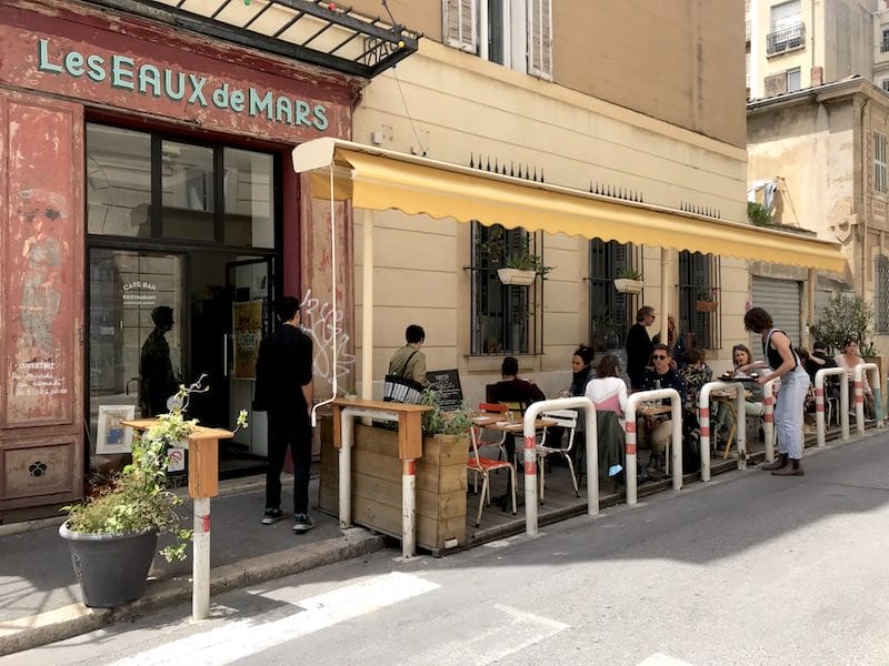 The Eaux de Mars eatery, photo by Alexis Steinman