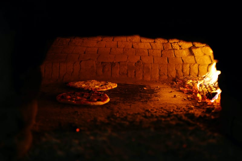 Chez Etienne's famous wood-fired pizza, photo by Marion Péhée