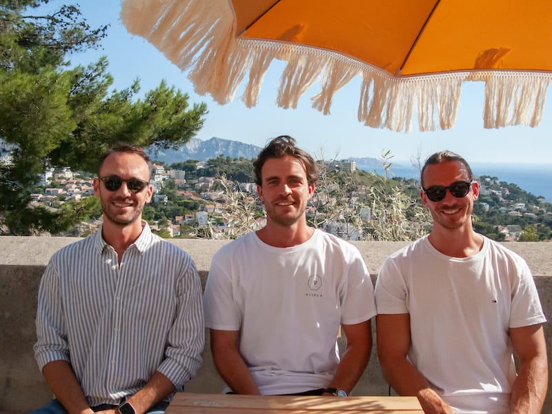 Brothers Jon, Florian and Tom Negre at the food truck, photo by Annie Etheridge