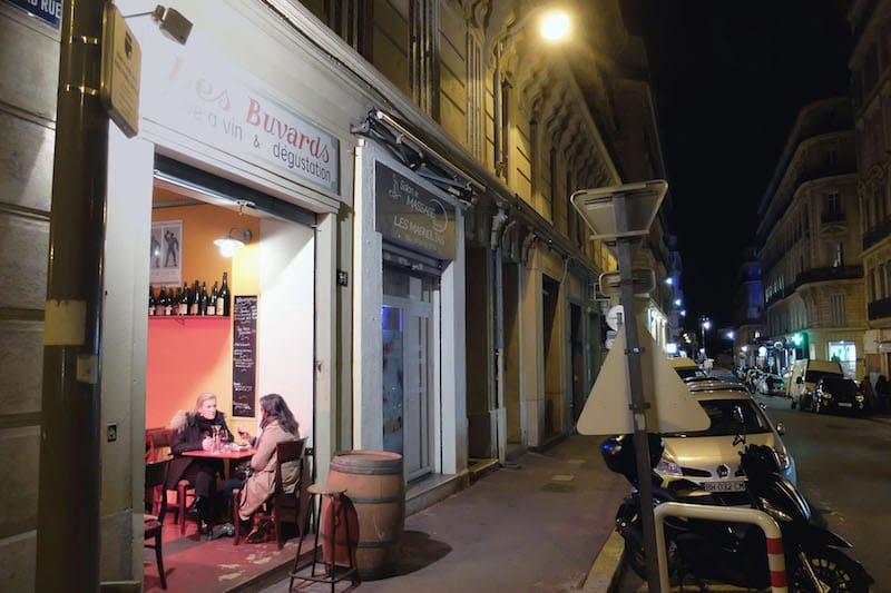 Les Buvards sits unassumingly on a corner a few blocks up from the Vieux Port, photo by Alexis Steinman
