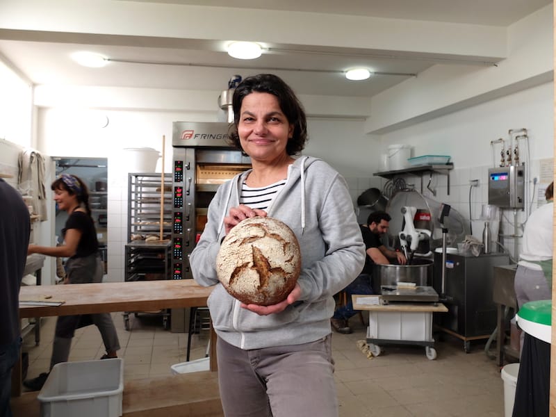 Nicolle Baghdiguian-Wéber, the owner of Pain Salvator, photo by Alexis Steinman