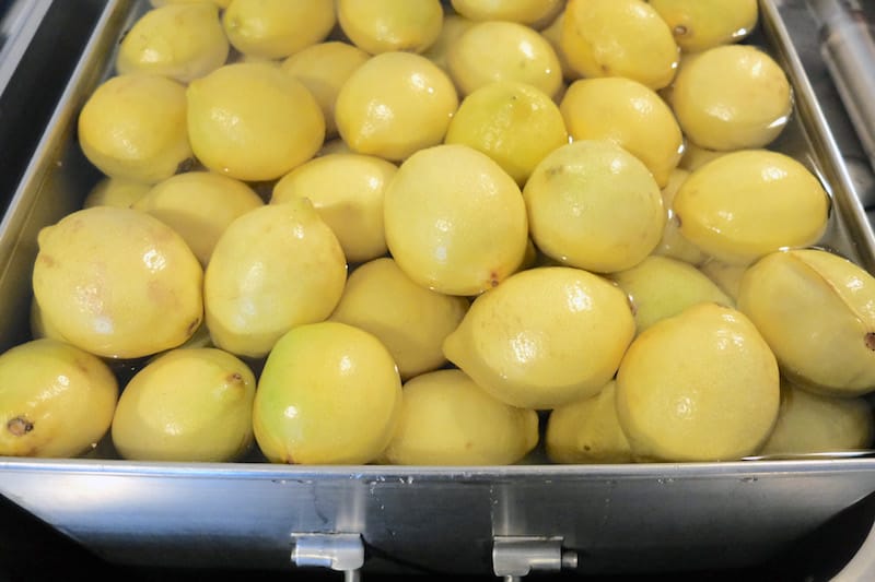 To make his citronnade, Jean-Pierre uses organic lemons from Sicily, photo by Alexis Steinman