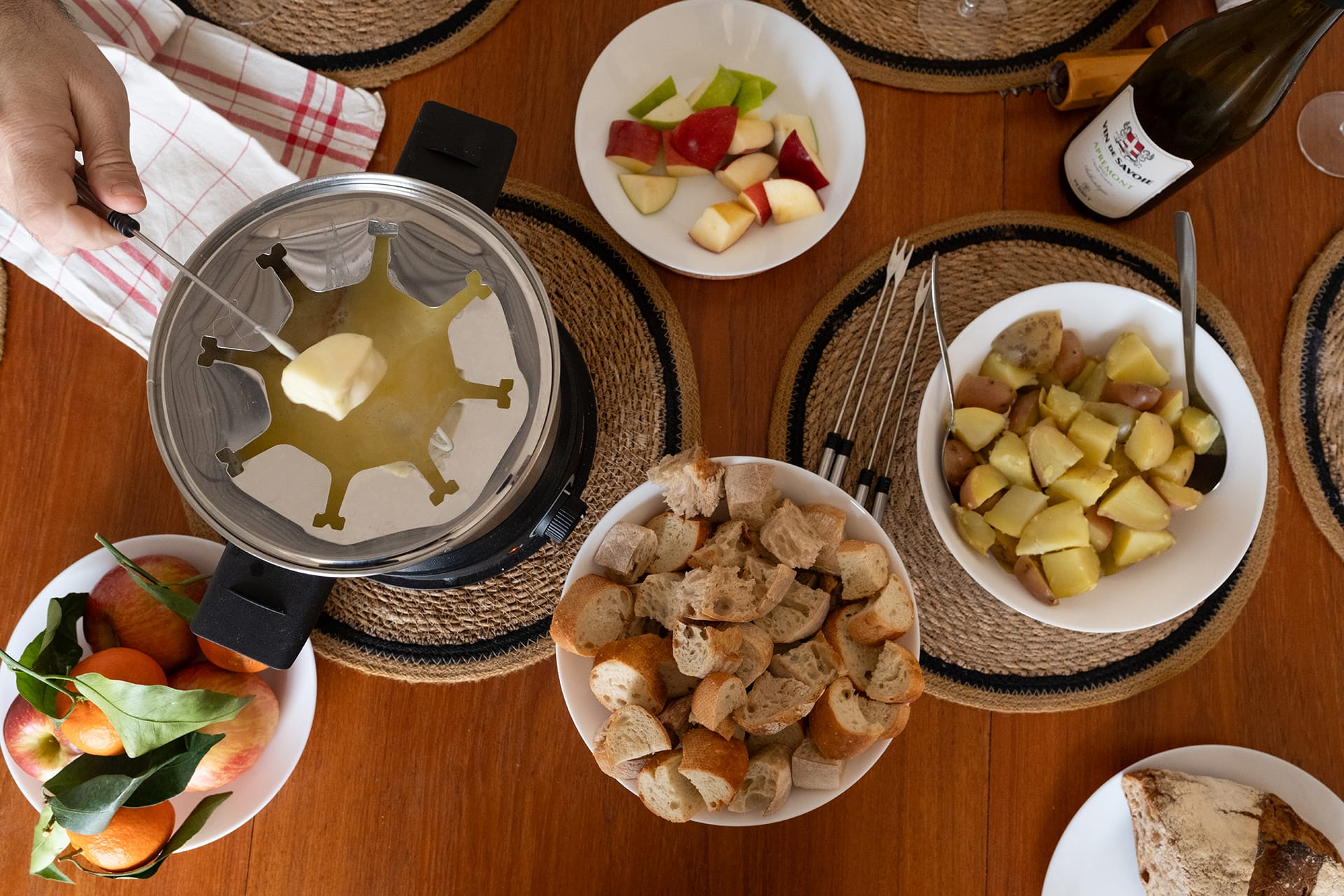 Fondue at home