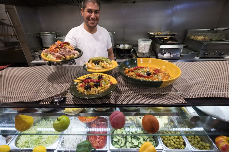 Chez Yassine, a perpetually packed temple of Tunisian food in the Noailles neighborhood, photo by Medi Musso tunisian food marseille