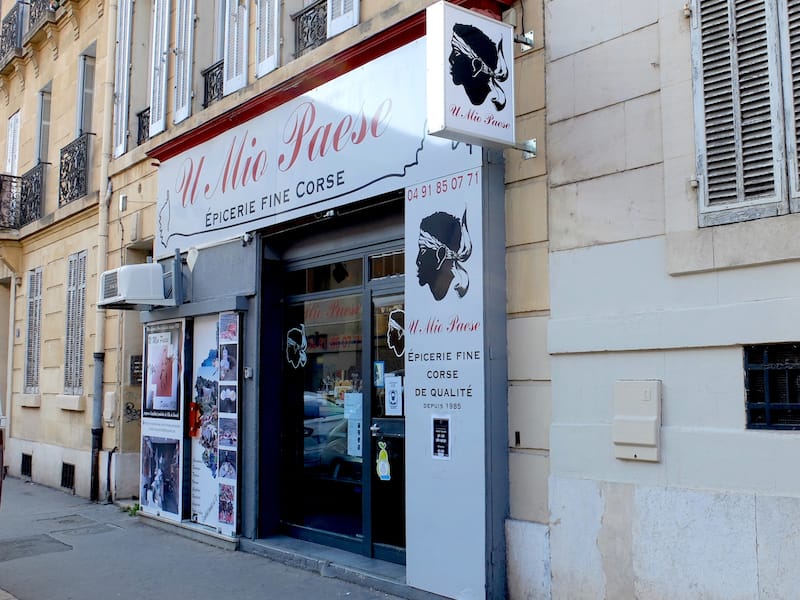 U Mio Paese, a Corsican deli in Marseille, photo by Alexis Steinman u mio paese corsican deli marseille