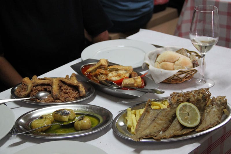 Seafood at Salta Ó Muro, photo by Francesca Savoldi