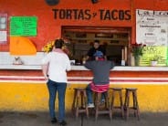 Street-side tacos and tortas.