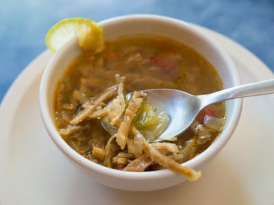 Máare's sopa de lima, photo by PJ Rountree