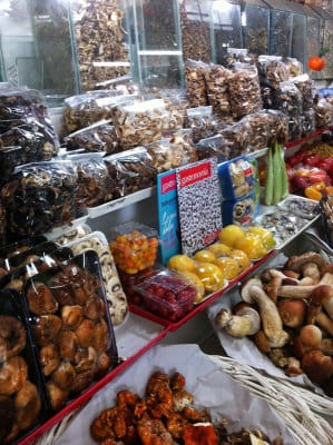 Mushrooms at Mercado San Juan, photo by Nicholas Gilman