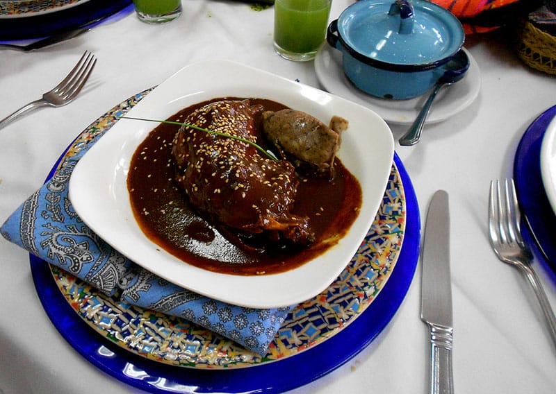 Mole at Restaurante Nicos, photo by Ben Herrera