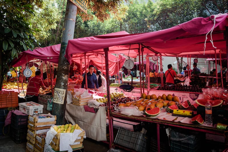 The Tuesday Tianguis in Condesa, photo by PJ Rountree