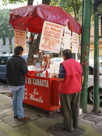 Tacos de Canasta La Abuela, photo by PJ Rountree