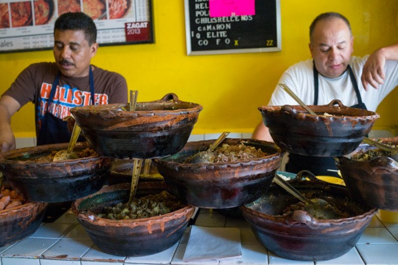 The spread at Tacos Hola, photo by PJ Rountree