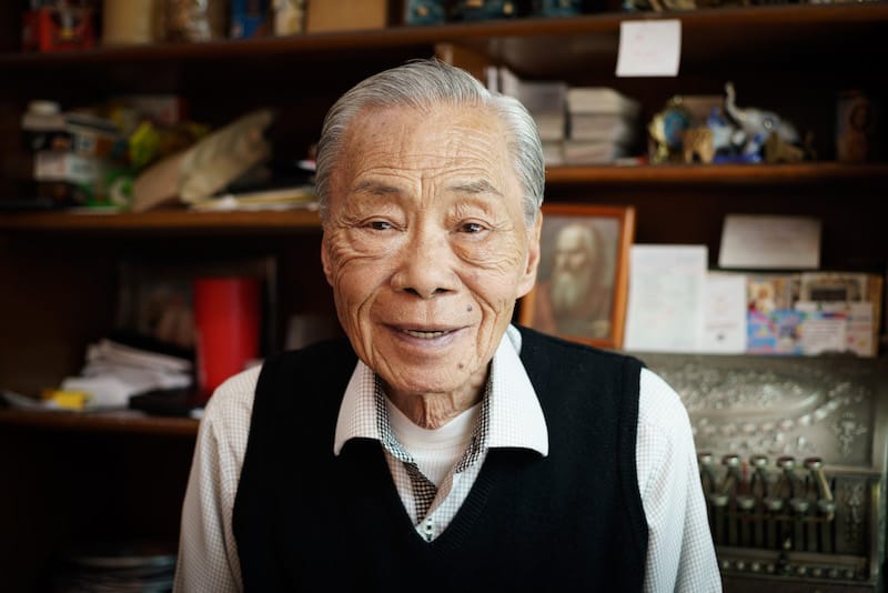 Jesús Chew, the owner of Cafe Allende, photo by PJ Rountree