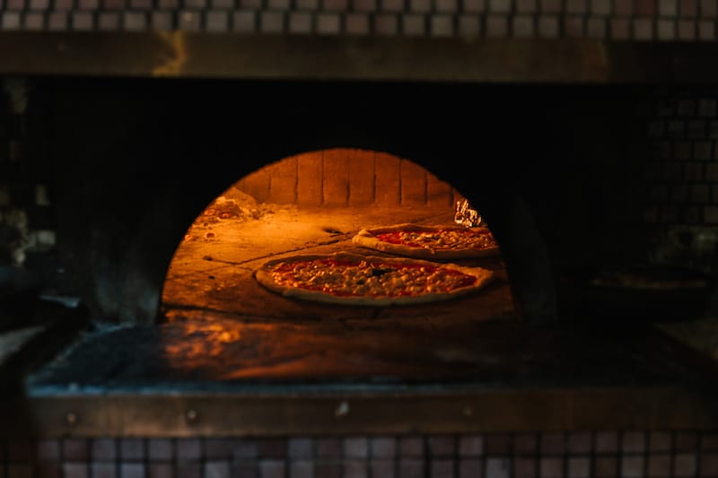 The pizza oven at Cantina del Gallo, photo by Gianni Cipriano and Sara Smarrazzo