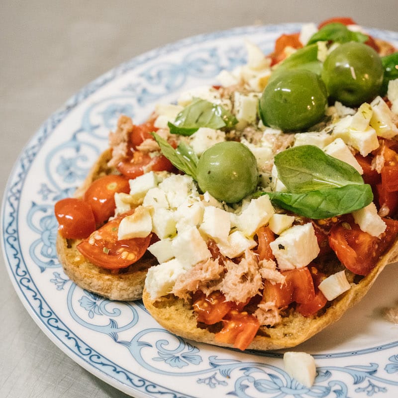 A dish at La Cantina Di Via Sapienza, photo by Gianni Cipriano and Sara Smarrazzo