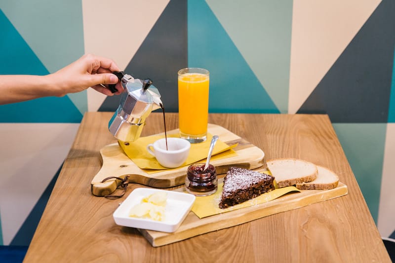 The Neapolitan breakfast at Cisterna Cafè & Bistrot, photo by Gianni Cipriano and Sara Smarrazzo