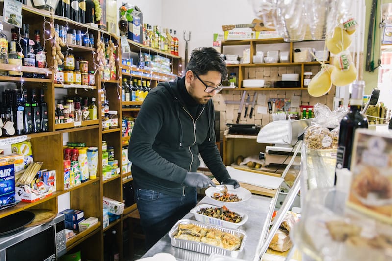 Rosario, the youngest son of Antonio and Maria Bolzano, works alongside his parents at DocSicil Oplontis, photo by Gianni Cipriano and Sara Smarrazzo