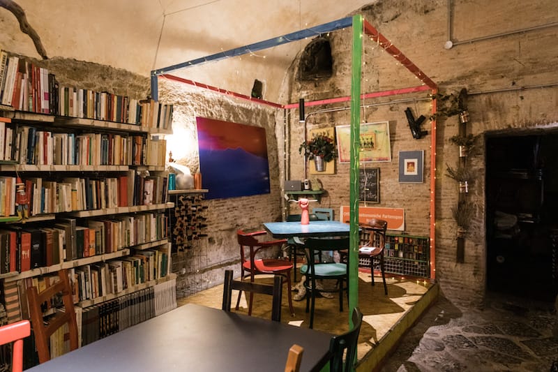 La Stanza del Gusto is a small tasting room at the back of Drugstore Napoli, photo by Gianni Cipriano and Sara Smarrazzo la stanza del gusto drugstore napoli