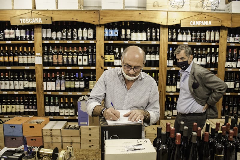 Rosario Russo inherited Enoteca Partenopea from his father, Antonio, photo by Claudio Menna