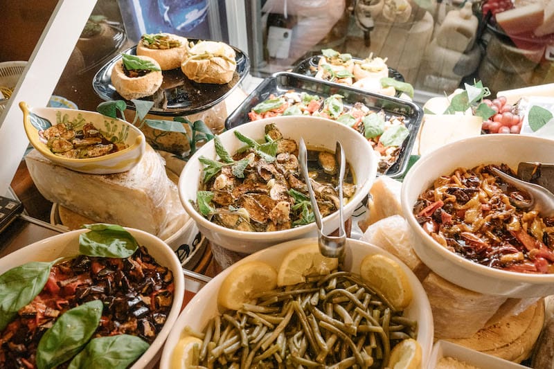 Traditional Neapolitan side dishes made by Mamma Maria, photo by Sara Smarrazzo and Gianni Cipriano