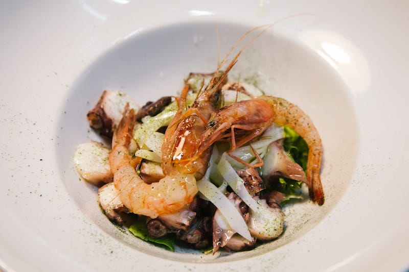 Fresh seafood features prominently on the menu at Il Ristorantino dell’Avvocato, photo by Gianni Cipriano and Sara Smarrazzo