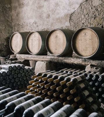 La Sibilla’s array of wines, photo by Gianni Cipriano and Sara Smarrazzo