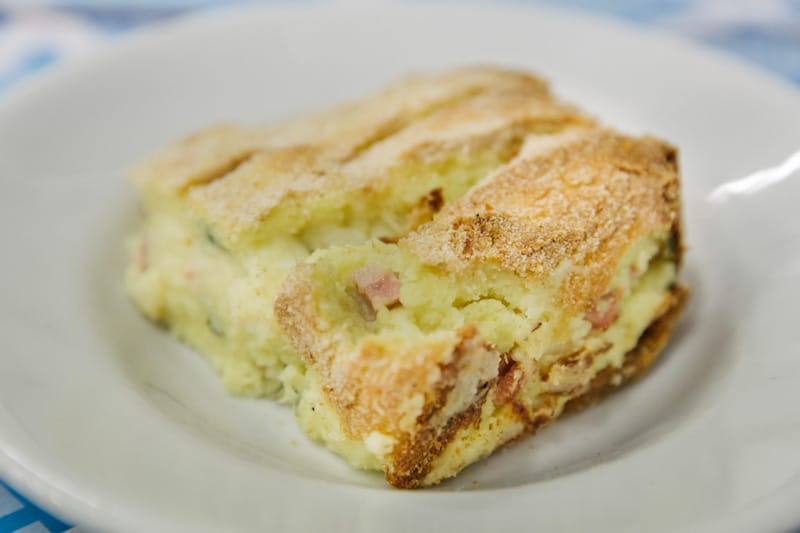 The potato gattò at Cibi Cotti Nonna Anna, photo by Gianni Cipriano and Sara Smarrazzo
